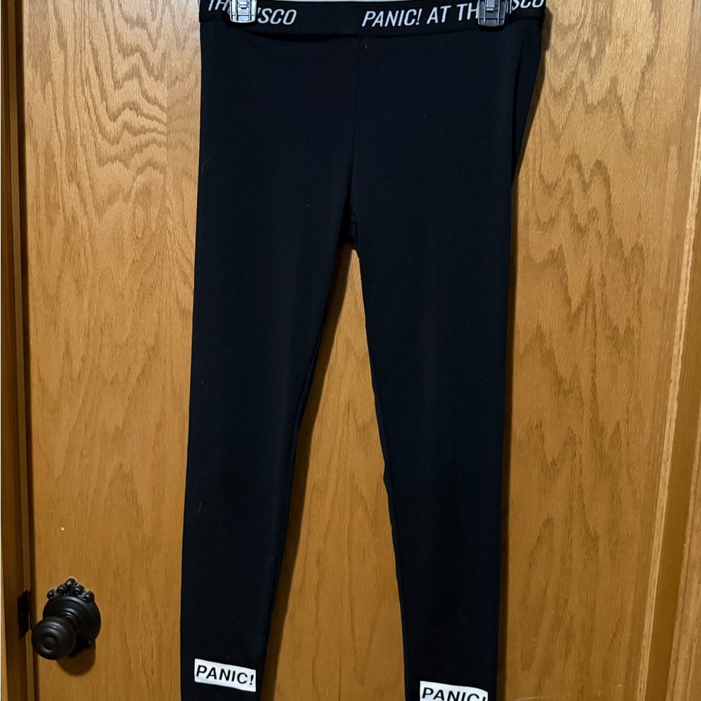 Black Panic! At The Disco Leggings